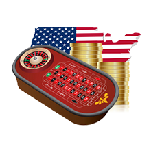 American roulette table